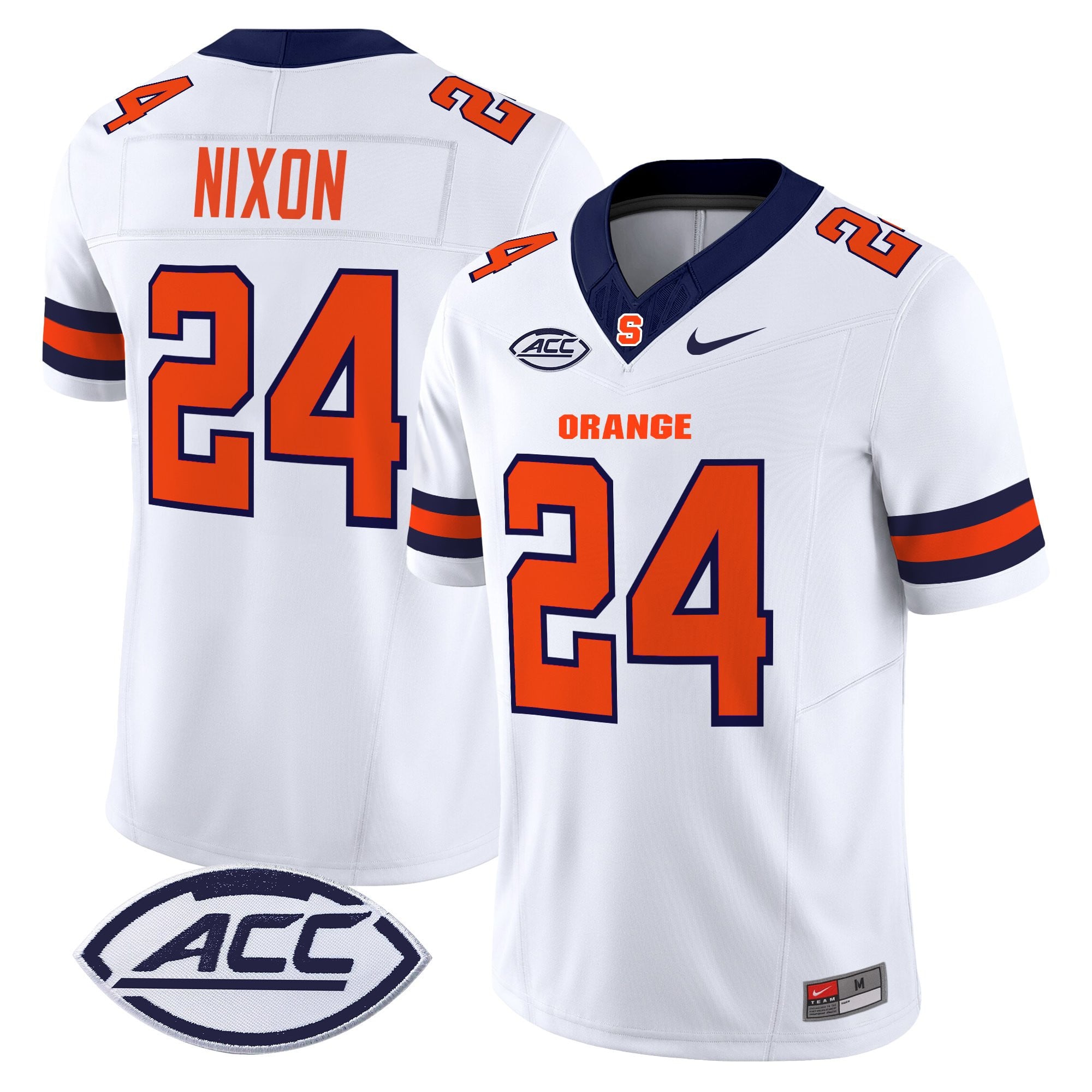 Men’s Syracuse Orange 2025 Vapor Limited Jersey – All stitched