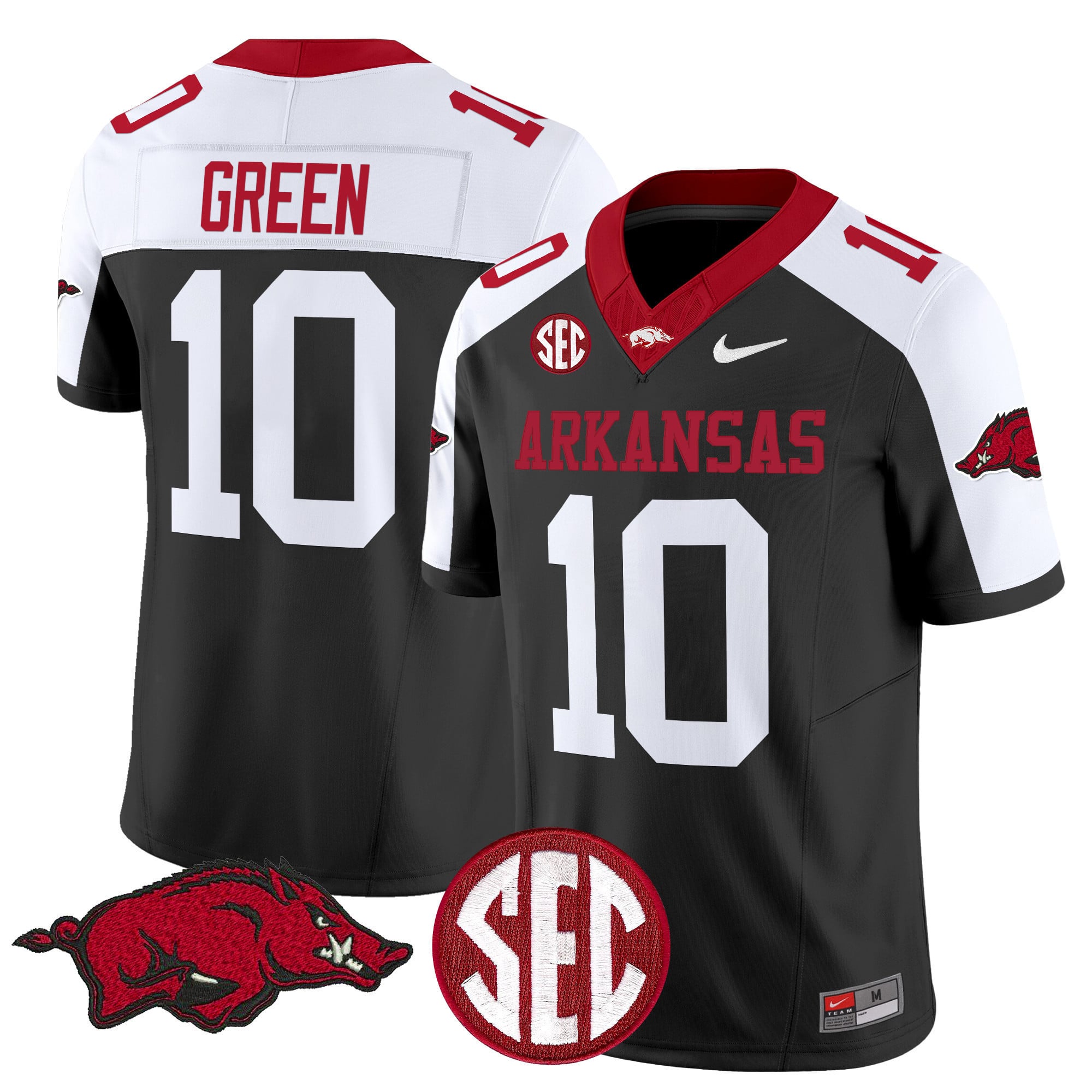 Men’s Arkansas Razorbacks Vapor Limited Jersey – All Stitched