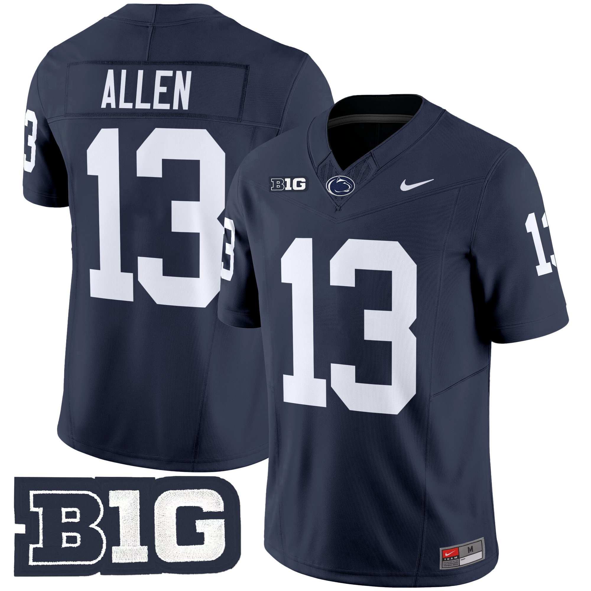Men’s Penn State Nittany Lions 2025 Vapor Limited Jersey – All Stitched