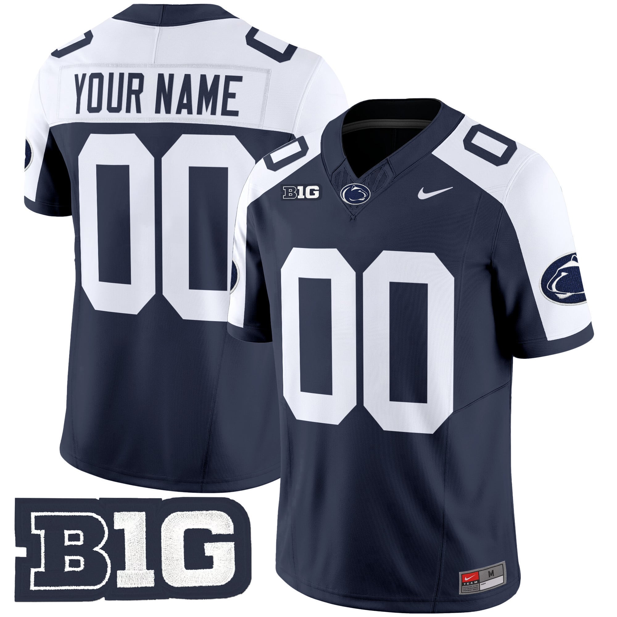 Penn State Nittany Lions 2025 Vapor Limited Custom Jersey – All Stitched