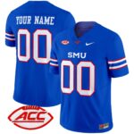 SMU Mustangs 2024 Vapor Limited Custom Jersey – All Stitched