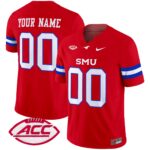 SMU Mustangs 2024 Vapor Limited Custom Jersey – All Stitched
