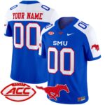 SMU Mustangs 2024 Vapor Limited Custom Jersey – All Stitched