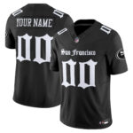 San Francisco 49ers ‘Gothic Edition’ Vapor Limited Custom Jersey – All Stitched