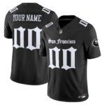 San Francisco 49ers ‘Gothic Edition’ Vapor Limited Custom Jersey – All Stitched