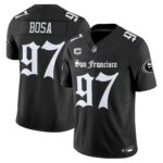 Men’s San Francisco 49ers ‘Gothic Edition’ Vapor Limited Jersey – All Stitched
