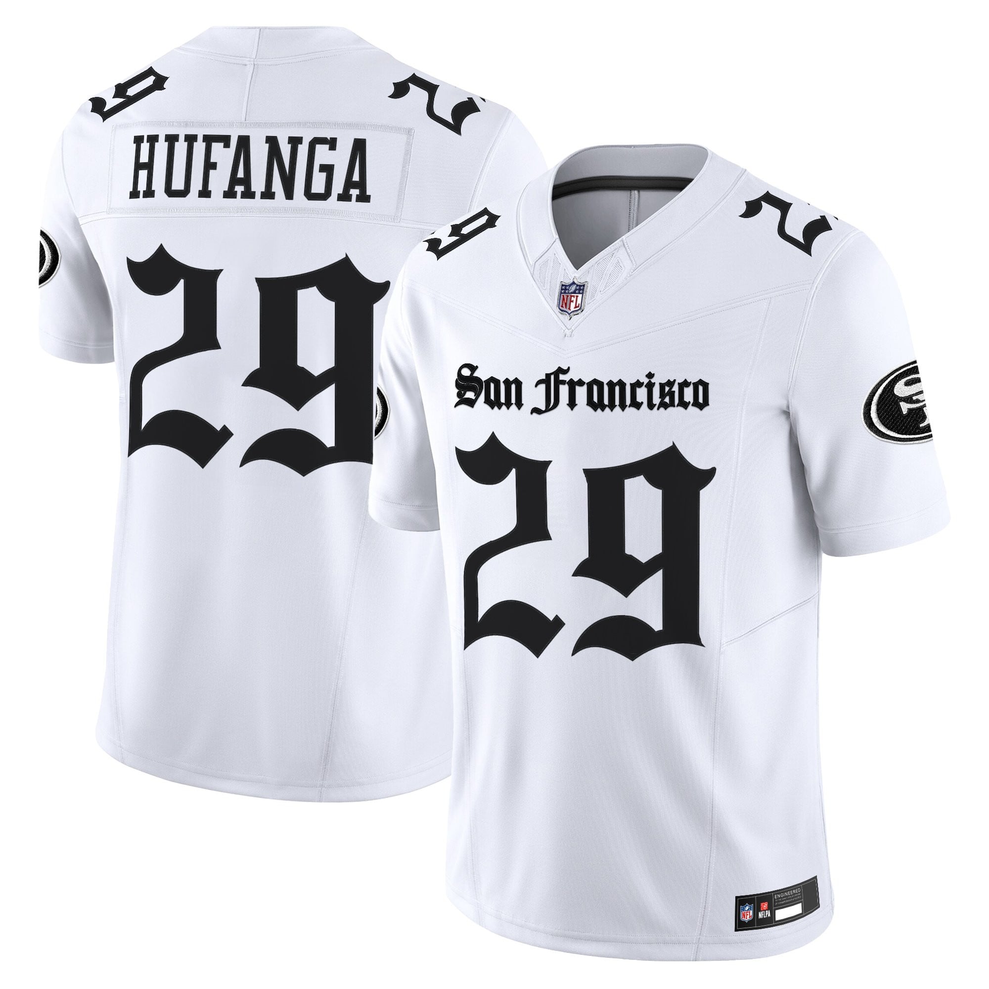 Men’s San Francisco 49ers ‘Gothic Edition’ Vapor Limited Jersey – All Stitched