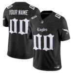 Philadelphia Eagles ‘Gothic Philly Edition’ Vapor Limited Custom Jersey – All Stitched