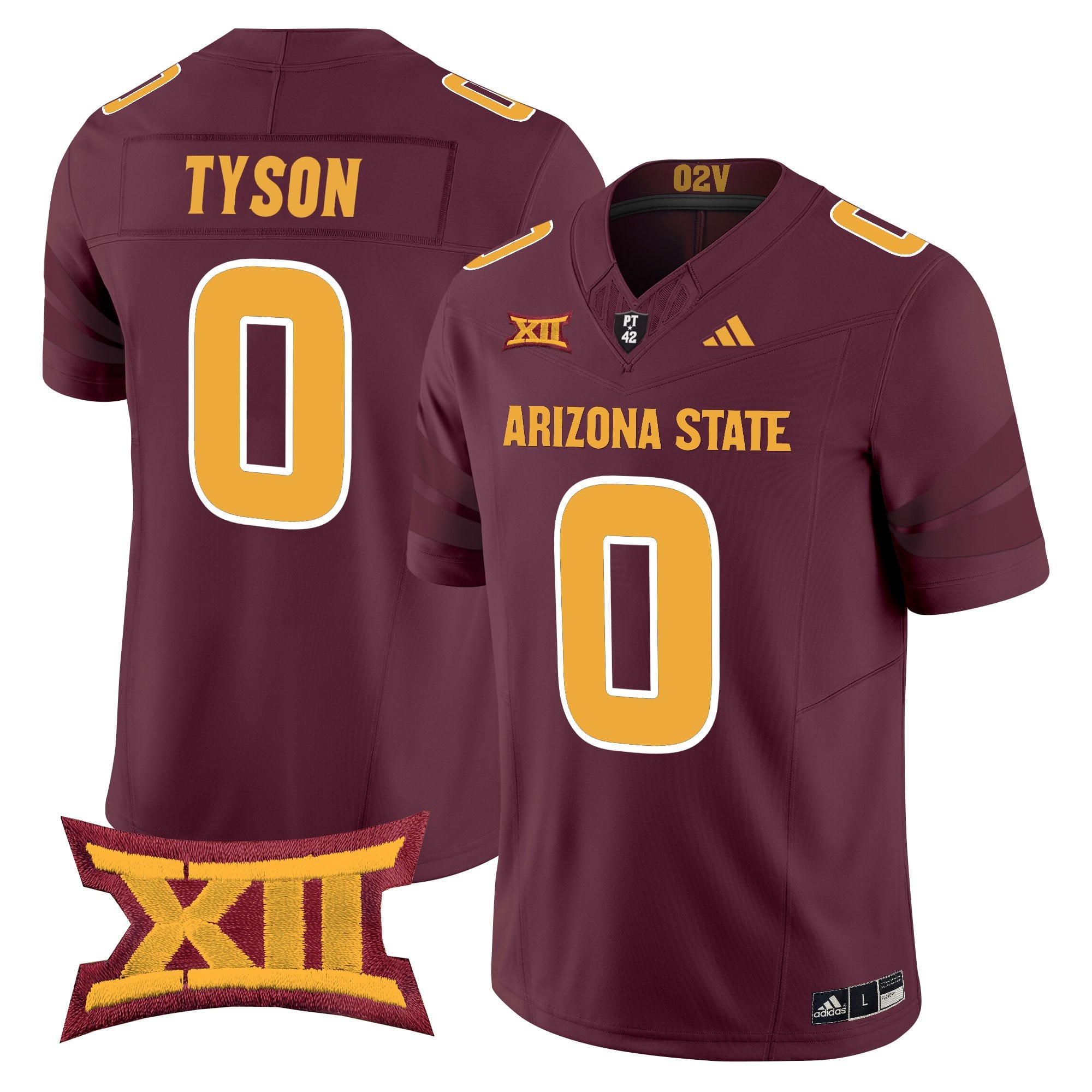 Men’s Arizona State Sun Devils 2025 Vapor Limited Jersey – All Stitched