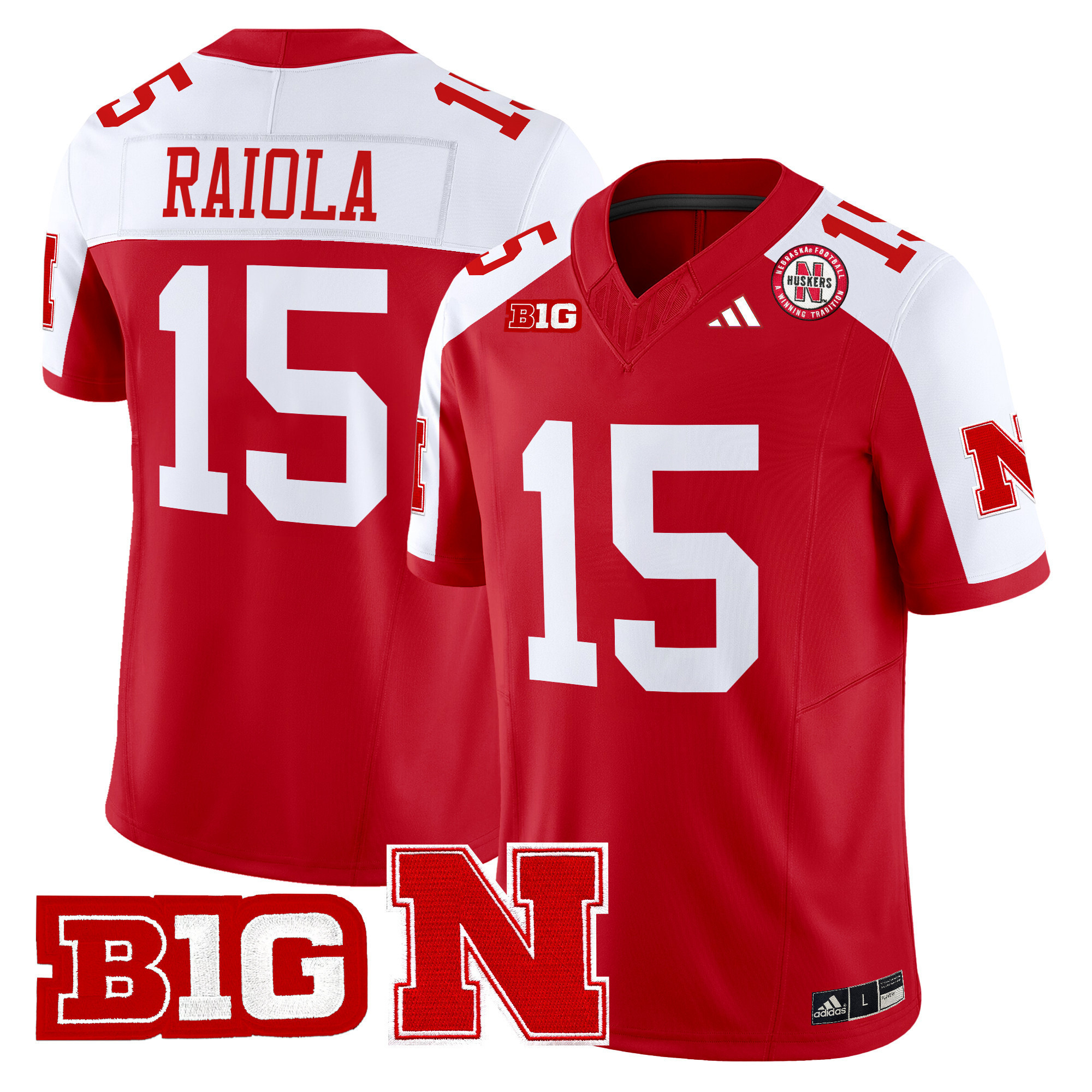Men’s Nebraska Cornhuskers 2025 Vapor Limited Jersey – All Stitched