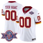 Washington Commanders Throwback 1992 Super Bowl XXVI Patch Vapor Limited Custom Jersey – All Stitched