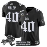 Men’s Buffalo Bills ‘Gothic Cold Front Edition’ Vapor Limited Jersey – All Stitched