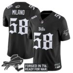 Men’s Buffalo Bills ‘Gothic Cold Front Edition’ Vapor Limited Jersey – All Stitched