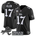 Men’s Buffalo Bills ‘Gothic Cold Front Edition’ Vapor Limited Jersey – All Stitched