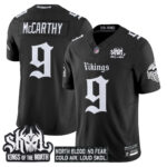 Men’s Minnesota Vikings ‘Gothic Norseblood Edition’ Vapor Limited Jersey – All Stitched
