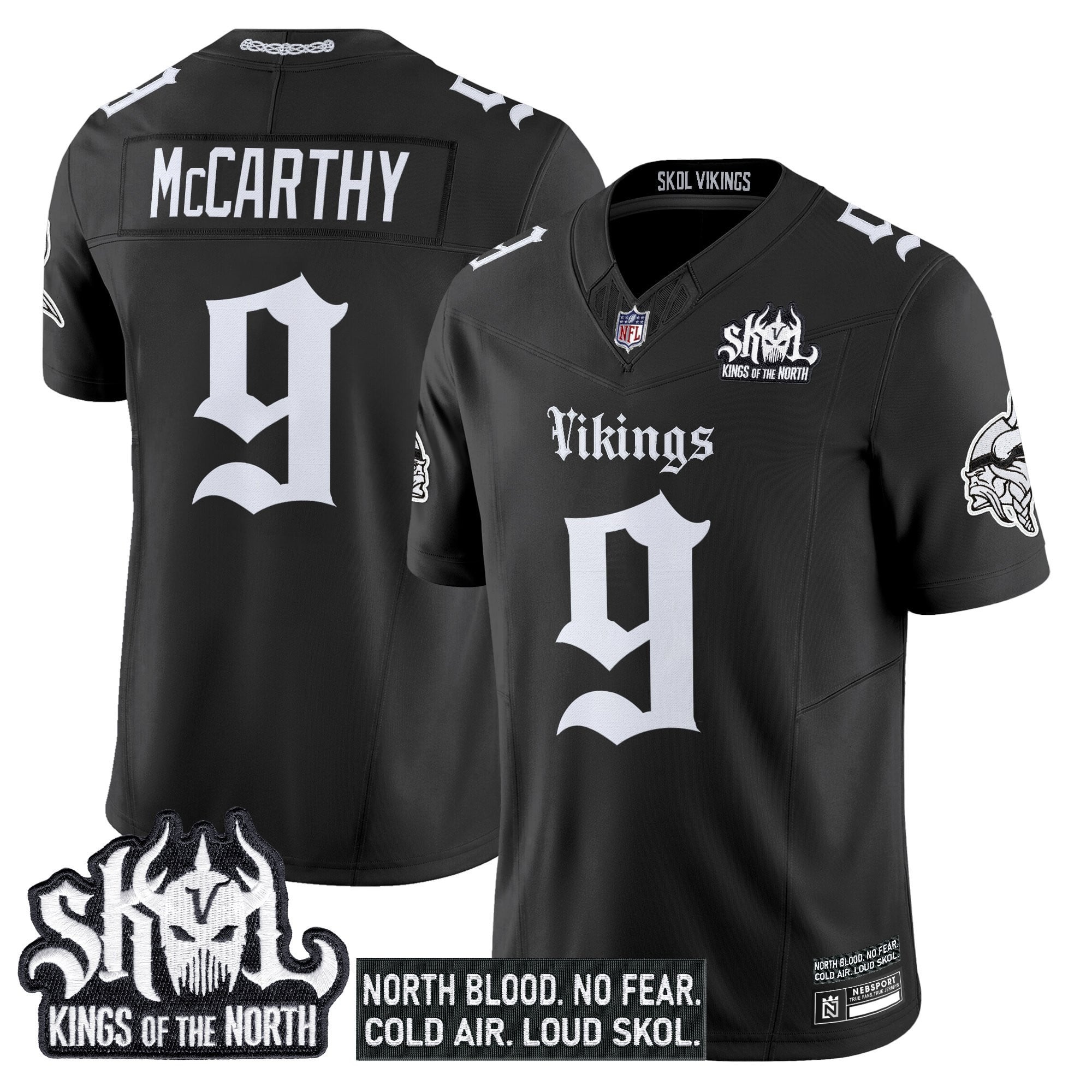 Men’s Minnesota Vikings ‘Gothic Norseblood Edition’ Vapor Limited Jersey – All Stitched