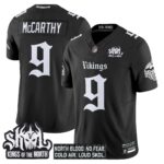 Men’s Minnesota Vikings ‘Gothic Norseblood Edition’ Vapor Limited Jersey – All Stitched