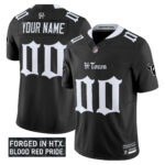 Houston Texans ‘Gothic Lone Star Shadows Edition’ Vapor Limited Custom Jersey – All Stitched