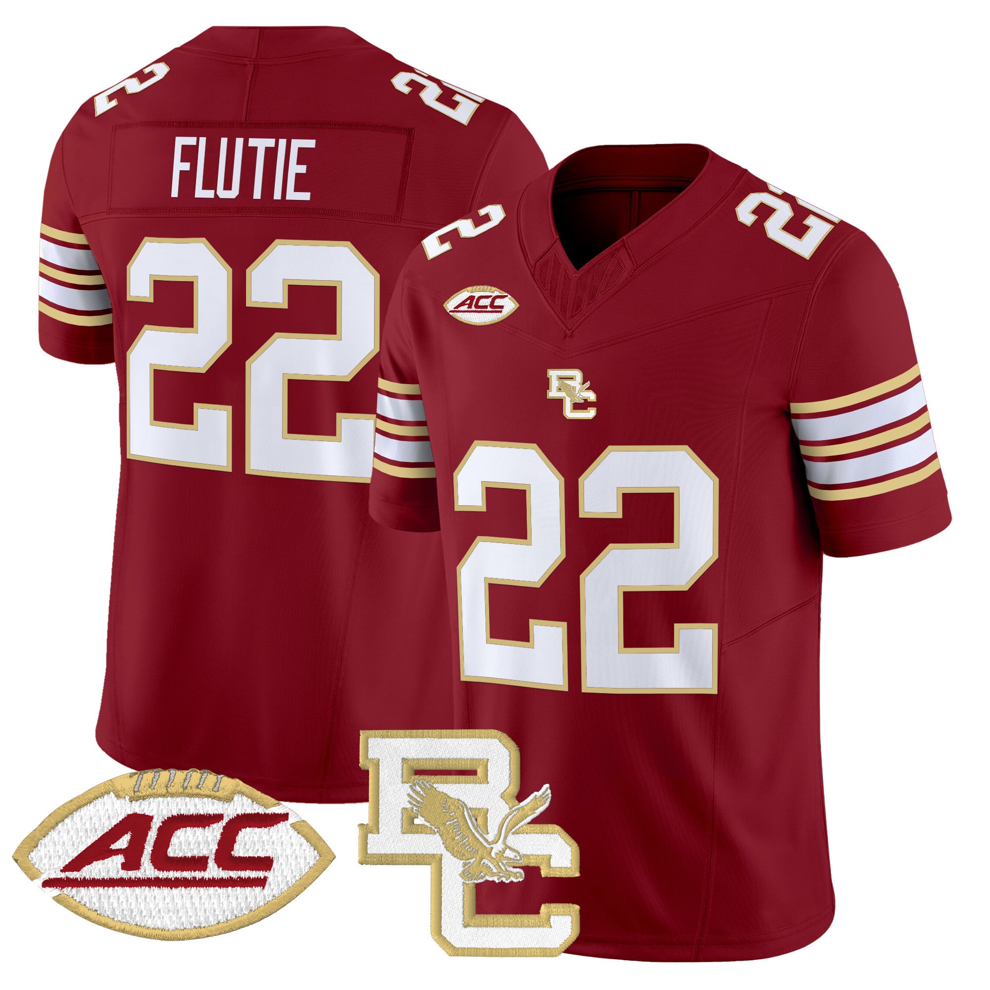 Men’s Boston College Eagles 2025 Vapor Limited Jersey – All Stitched