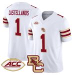 Men’s Boston College Eagles 2025 Vapor Limited Jersey – All Stitched