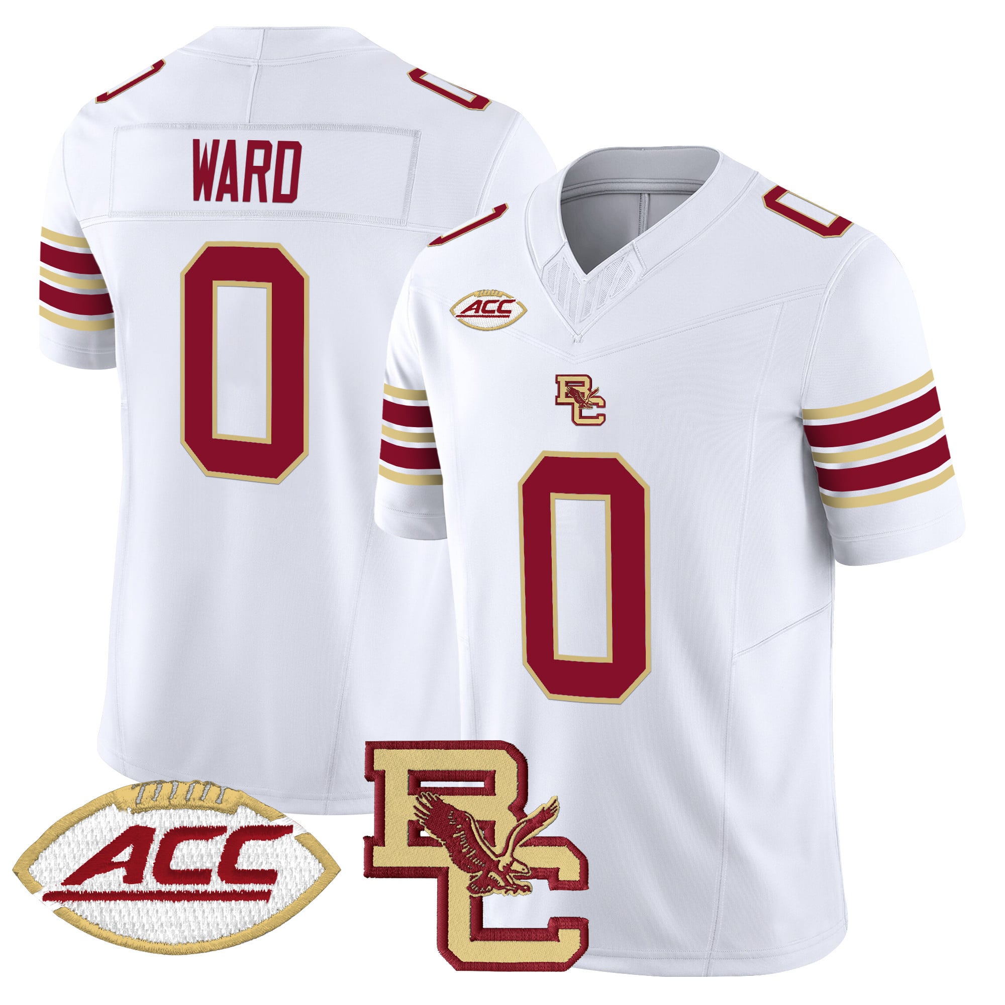 Men’s Boston College Eagles 2025 Vapor Limited Jersey – All Stitched