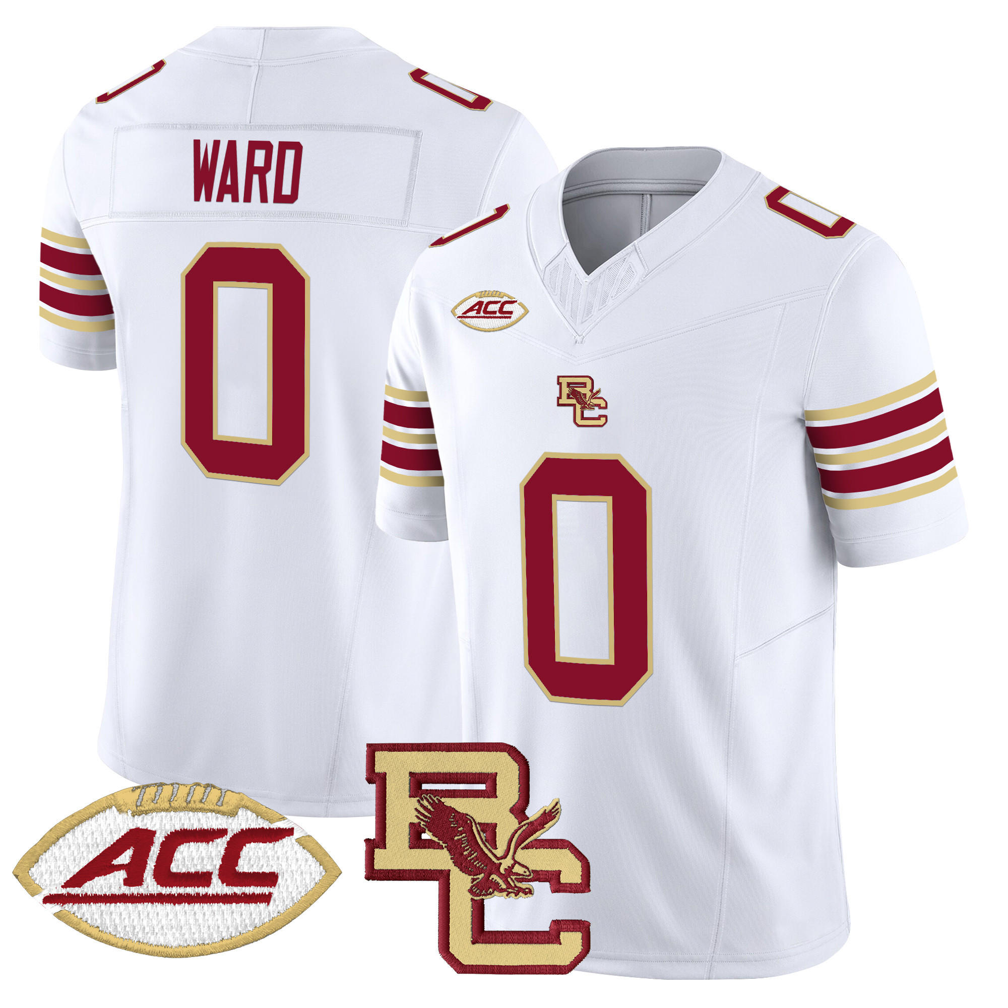 Men’s Boston College Eagles 2025 Vapor Limited Jersey – All Stitched