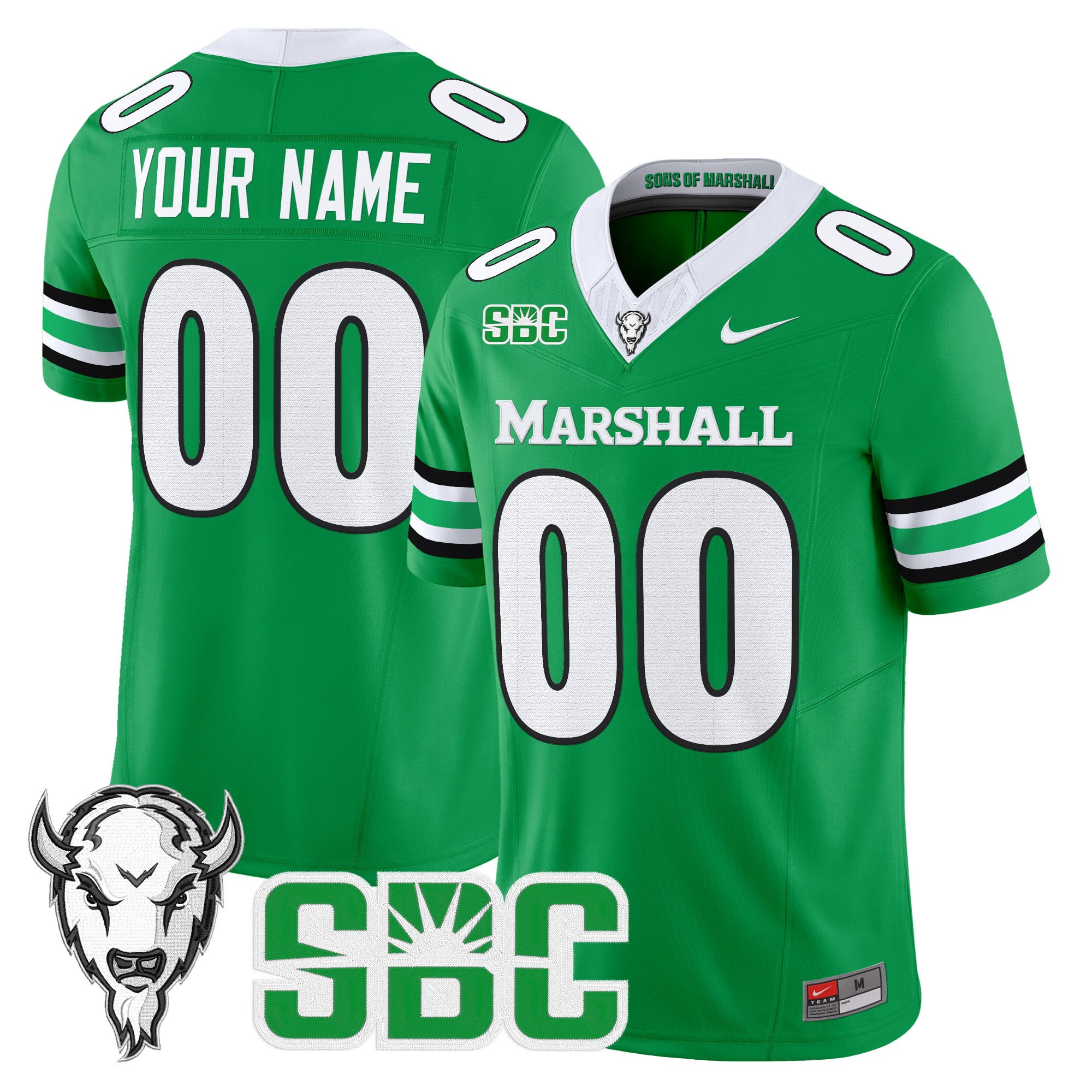 Marshall Thundering Herd 2025 Vapor Limited Custom Jersey – All stitched