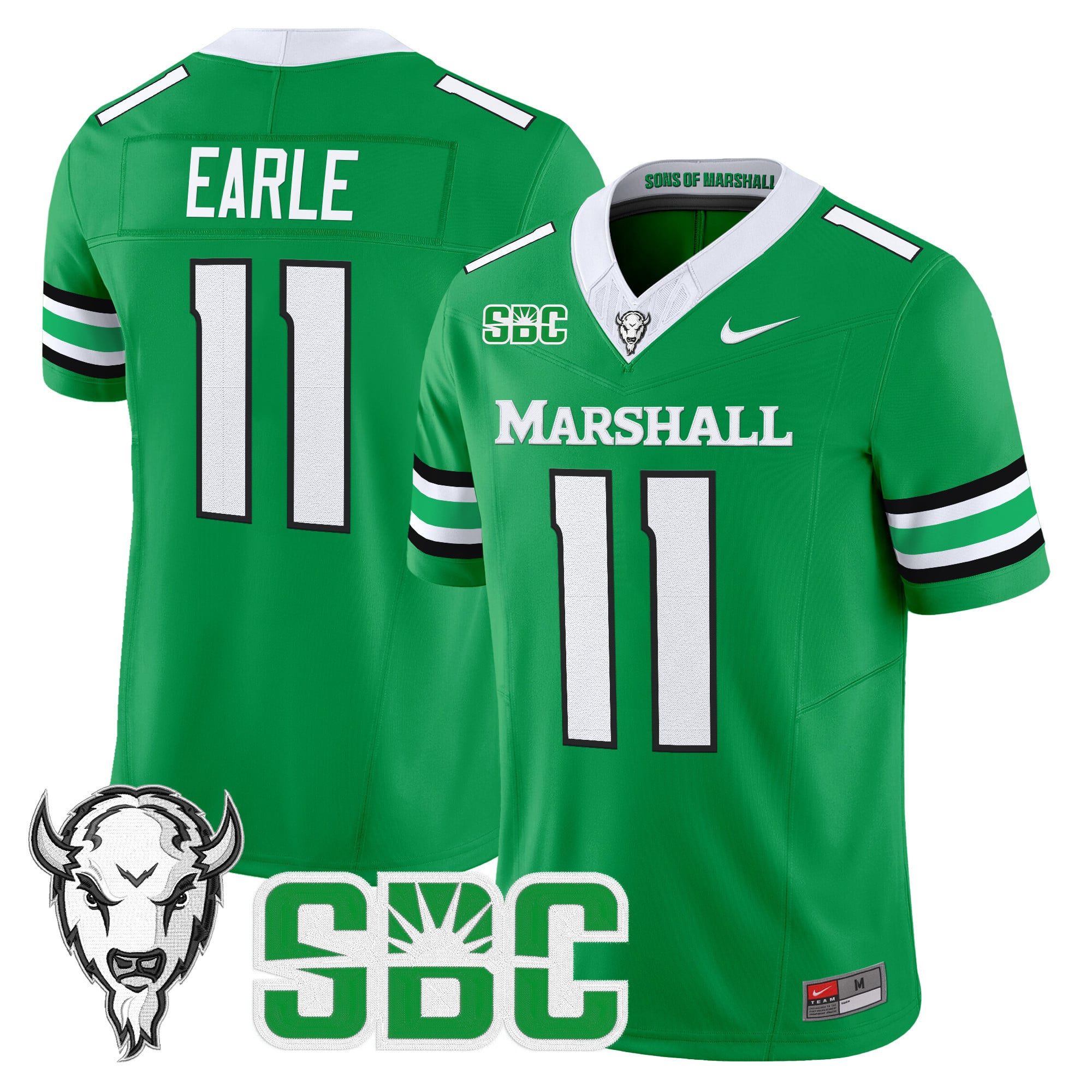 Men’s Marshall Thundering Herd 2025 Vapor Limited Jersey – All stitched