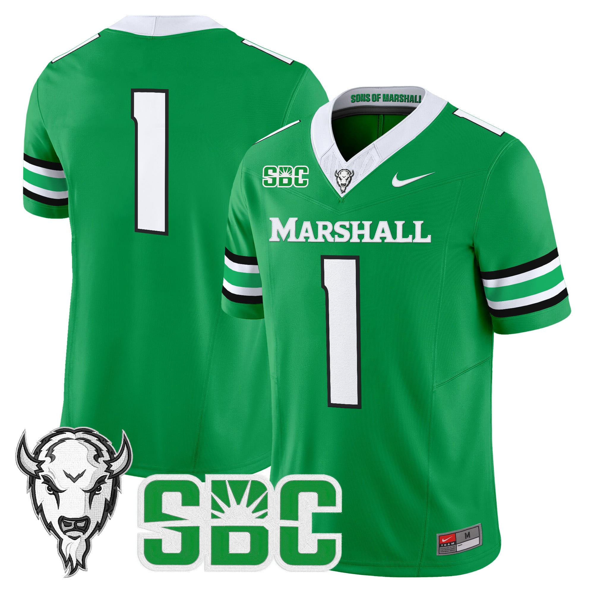 Men’s Marshall Thundering Herd 2025 Vapor Limited Jersey – All stitched