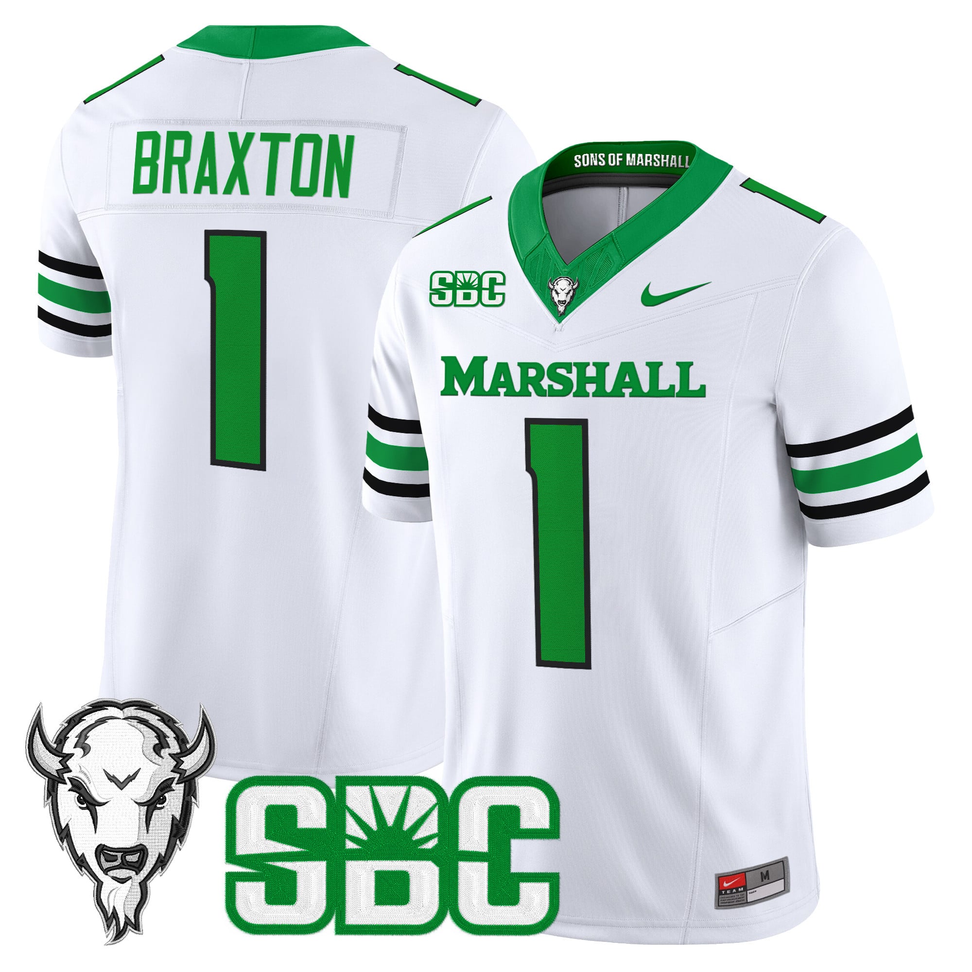 Men’s Marshall Thundering Herd 2025 Vapor Limited Jersey – All stitched