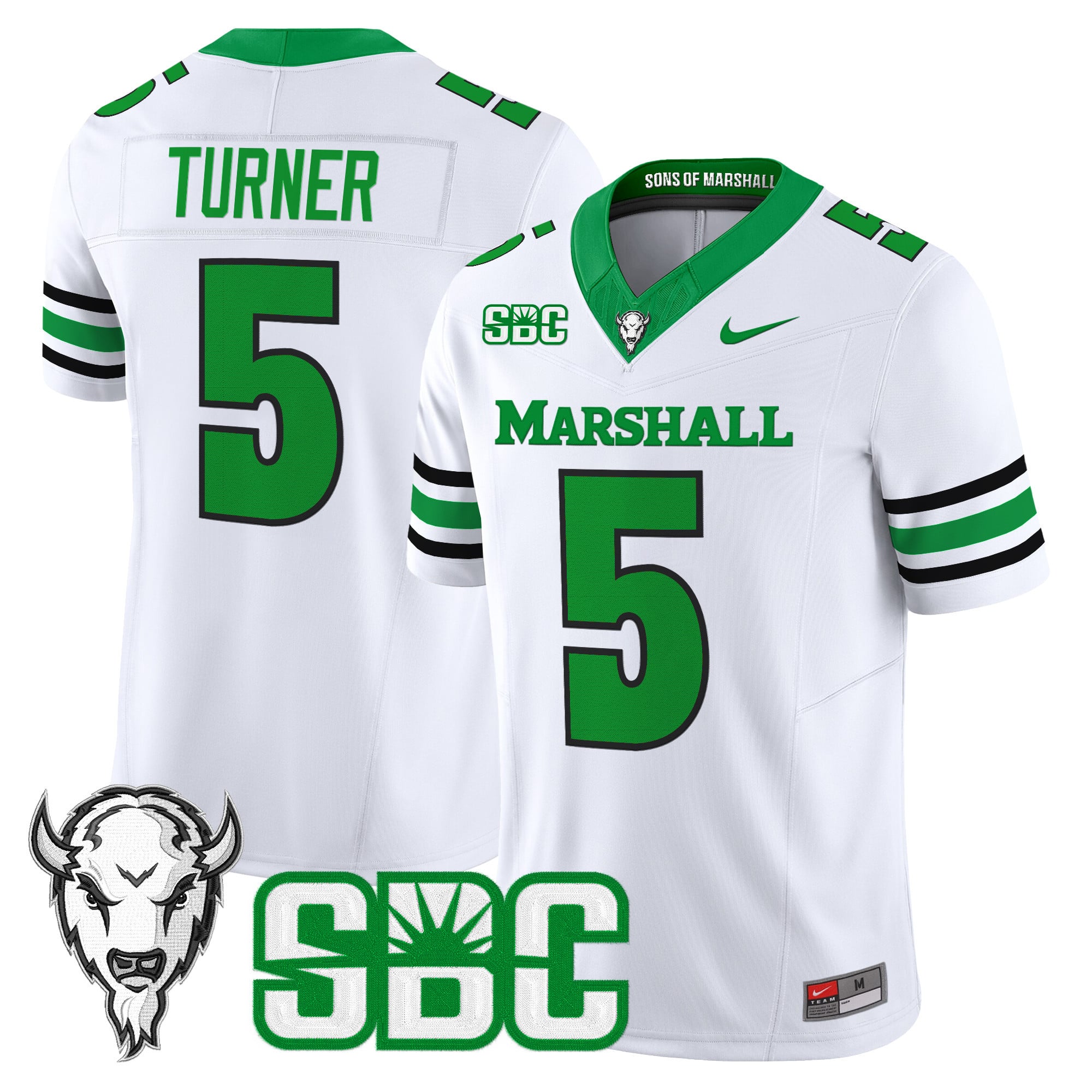 Men’s Marshall Thundering Herd 2025 Vapor Limited Jersey – All stitched