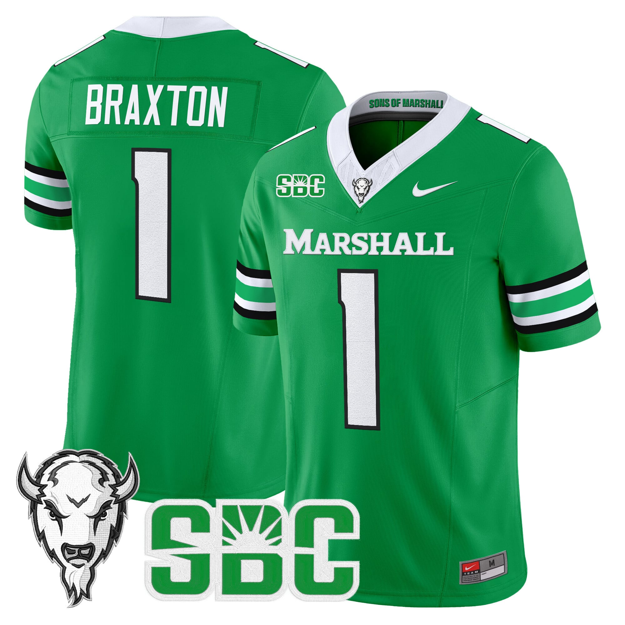 Men’s Marshall Thundering Herd 2025 Vapor Limited Jersey – All stitched