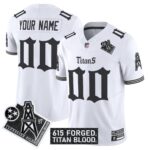 Tennessee Titans ‘Titan Gothic Shadows Drop’ Vapor Limited Custom Jersey – All Stitched
