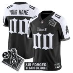 Tennessee Titans ‘Titan Gothic Shadows Drop’ Vapor Limited Custom Jersey – All Stitched