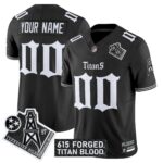Tennessee Titans ‘Titan Gothic Shadows Drop’ Vapor Limited Custom Jersey – All Stitched