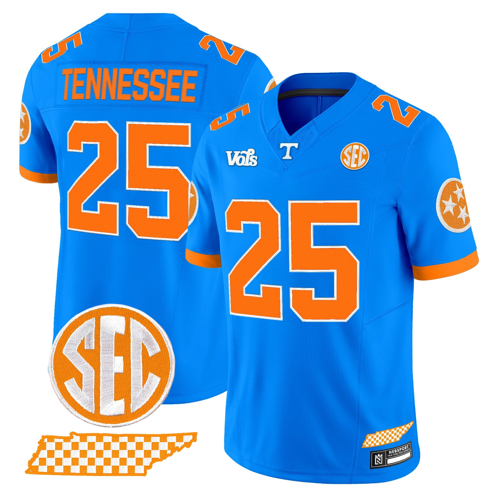 Tennessee Volunteers ‘Blue Blaze Edition’ Vapor Limited Jersey – All Stitched