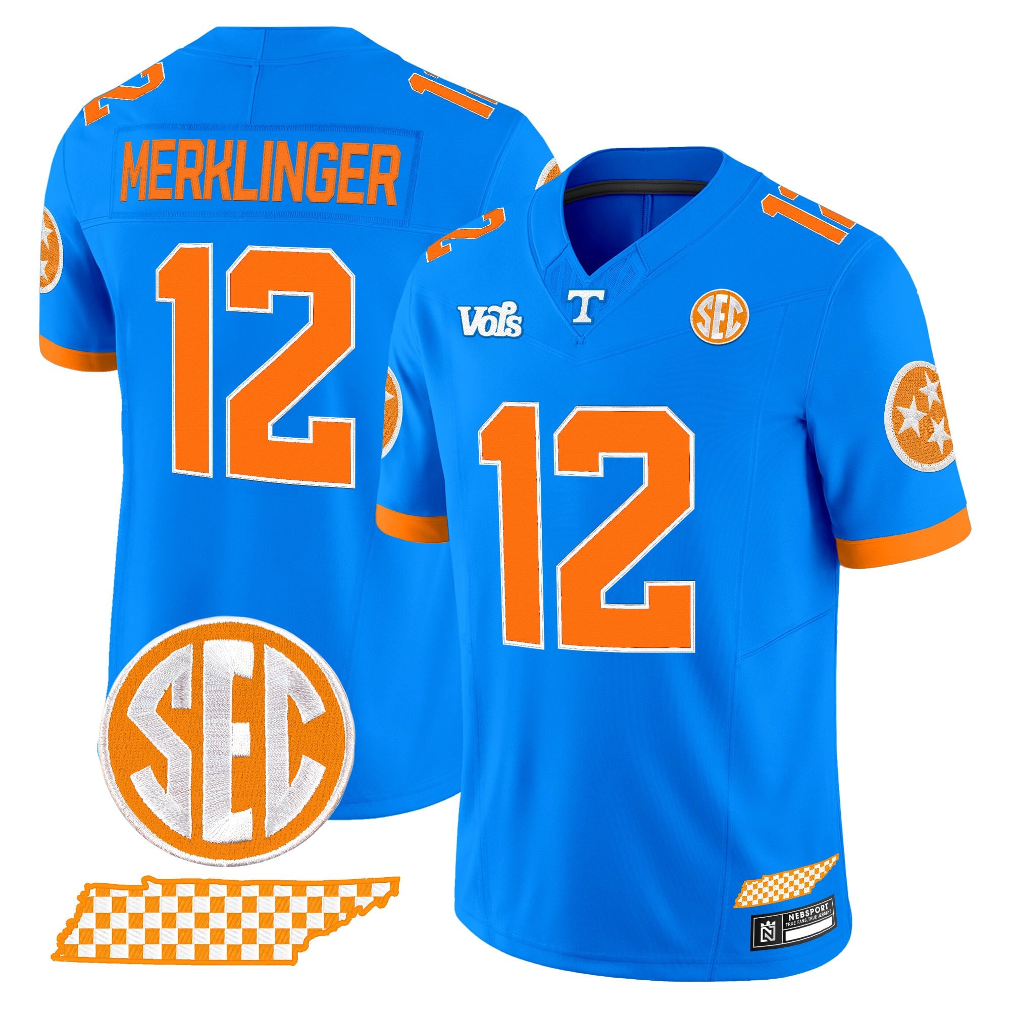 Tennessee Volunteers ‘Blue Blaze Edition’ Vapor Limited Jersey – All Stitched