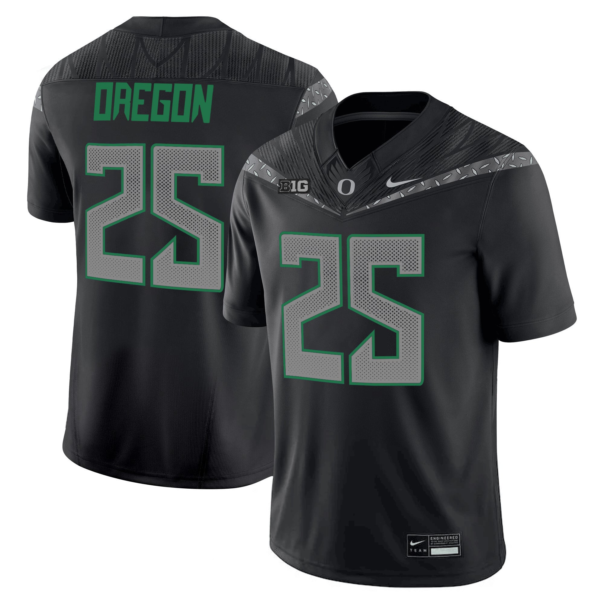 Men’s Oregon Ducks 2025 Vapor Limited Jersey V2 – All Stitched