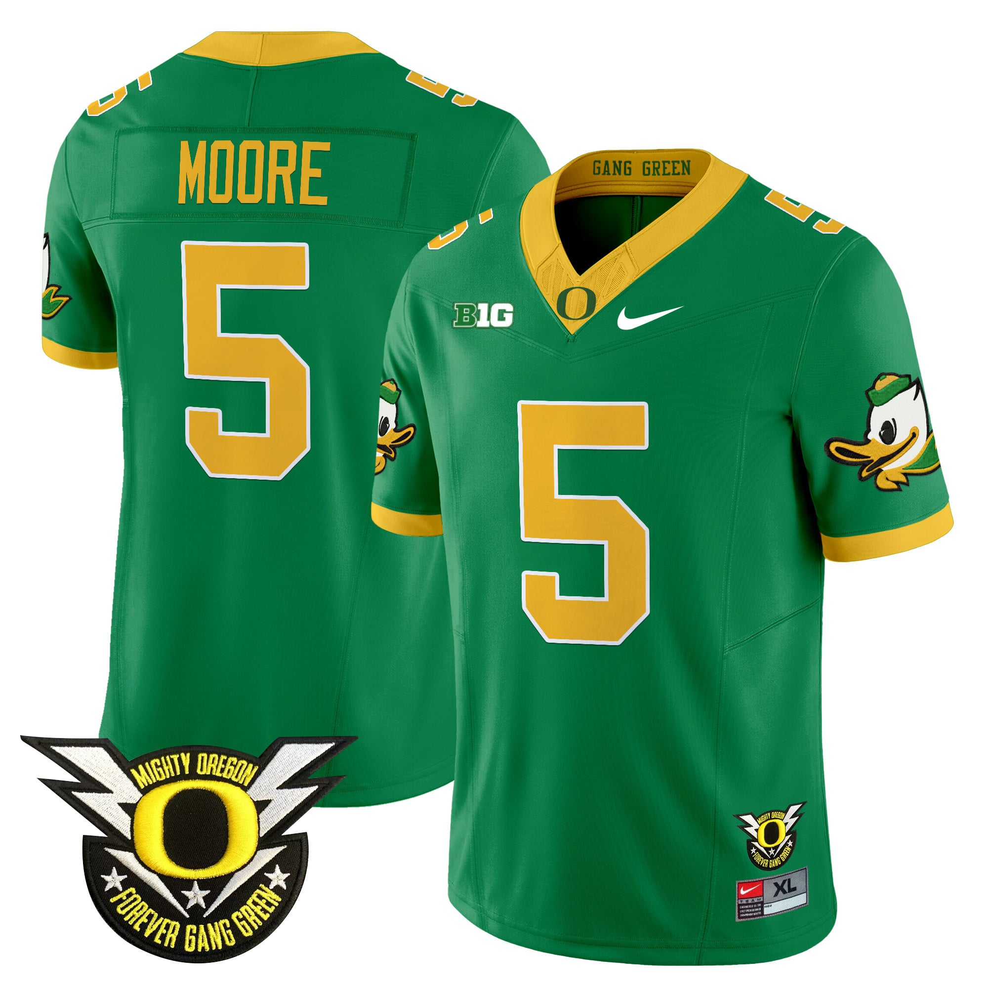 Men’s Oregon Ducks 2025 Vapor Limited Jersey V2 – All Stitched