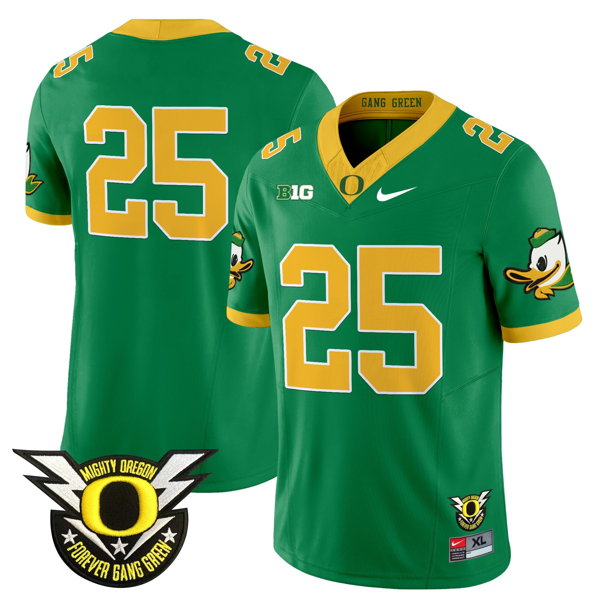 Men’s Oregon Ducks 2025 Vapor Limited Jersey V2 – All Stitched