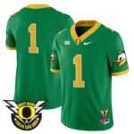 Men’s Oregon Ducks 2025 Vapor Limited Jersey V2 – All Stitched