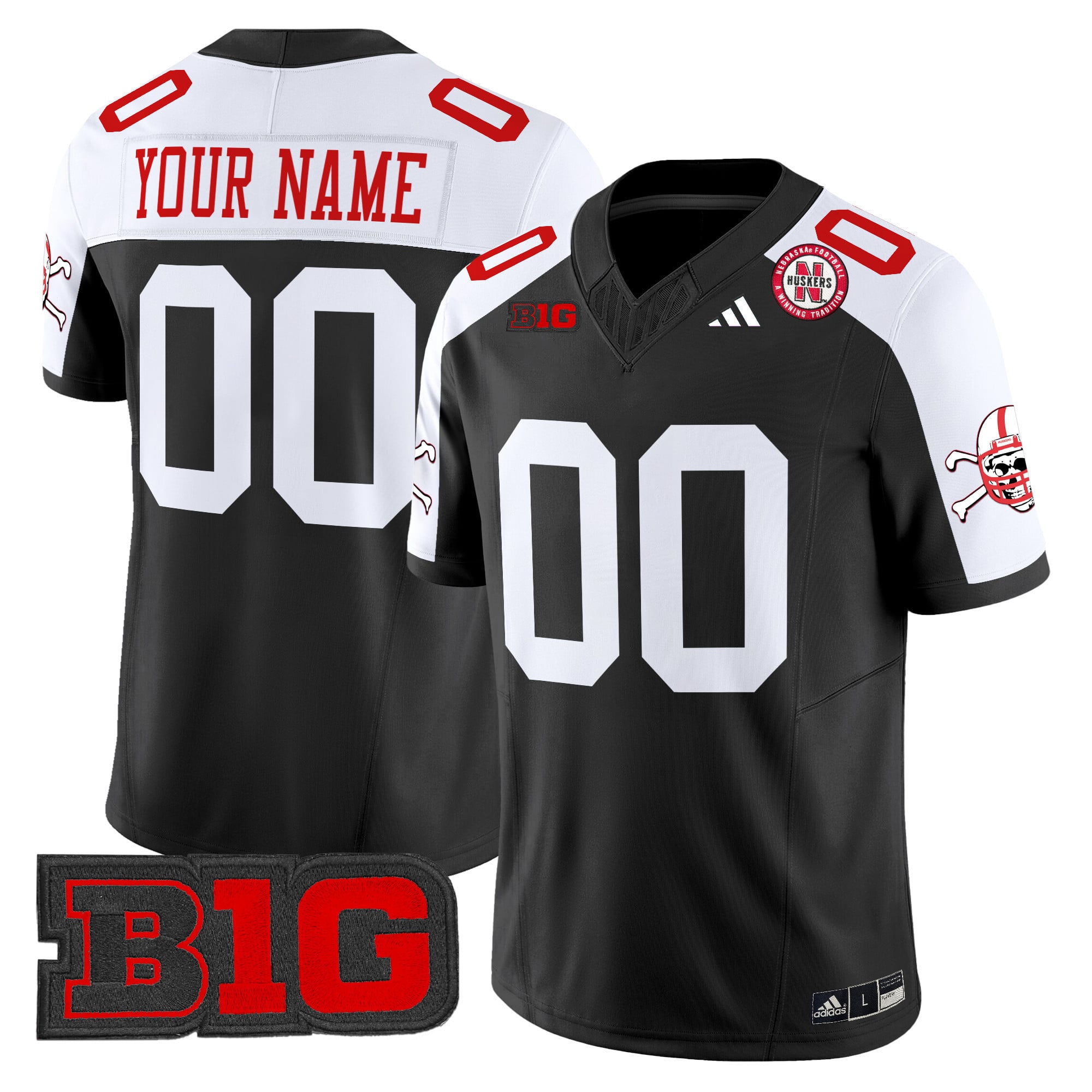 Nebraska Cornhuskers 2024 Vapor Limited Custom Jersey V2 – All Stitched