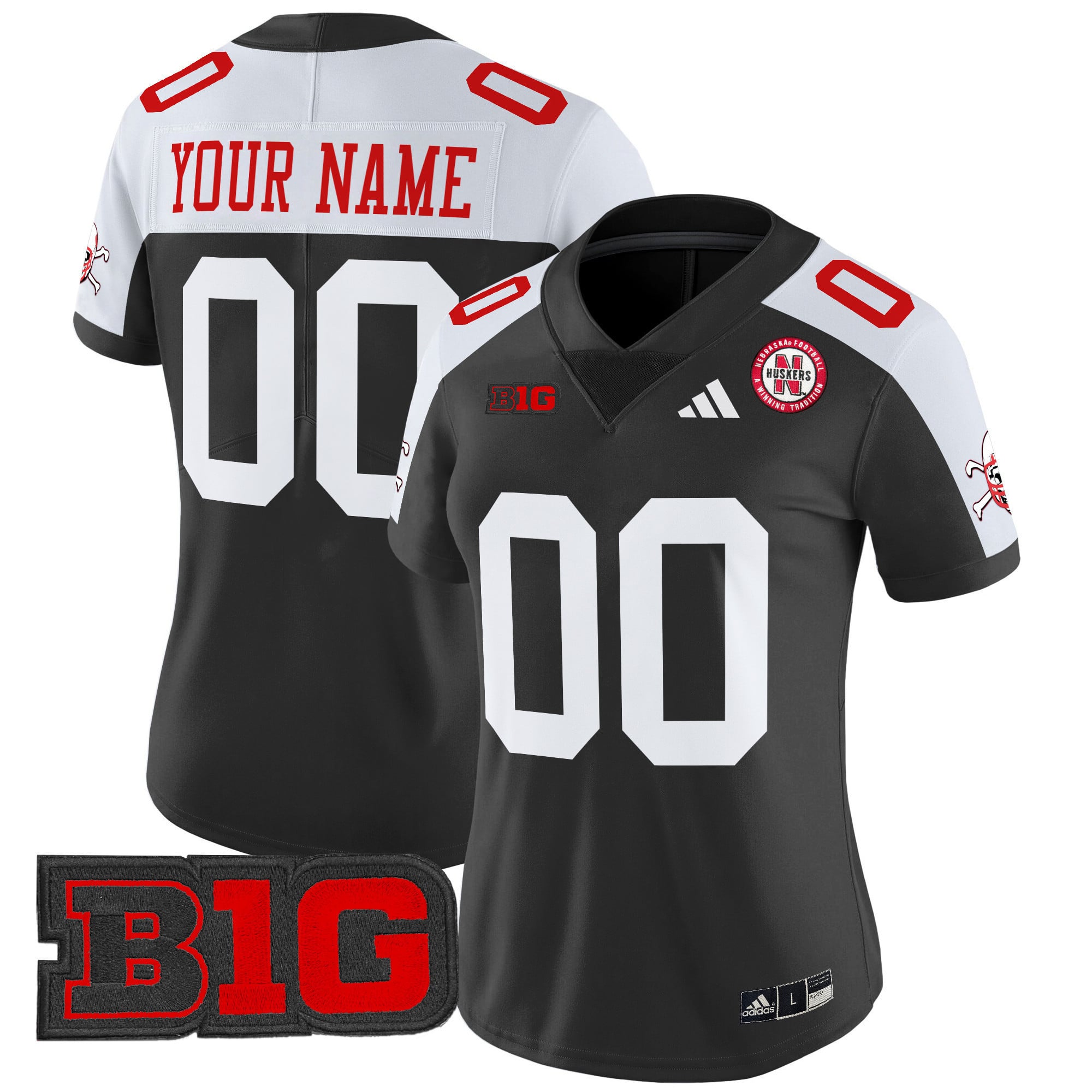 Nebraska Cornhuskers 2024 Vapor Limited Custom Jersey V2 – All Stitched