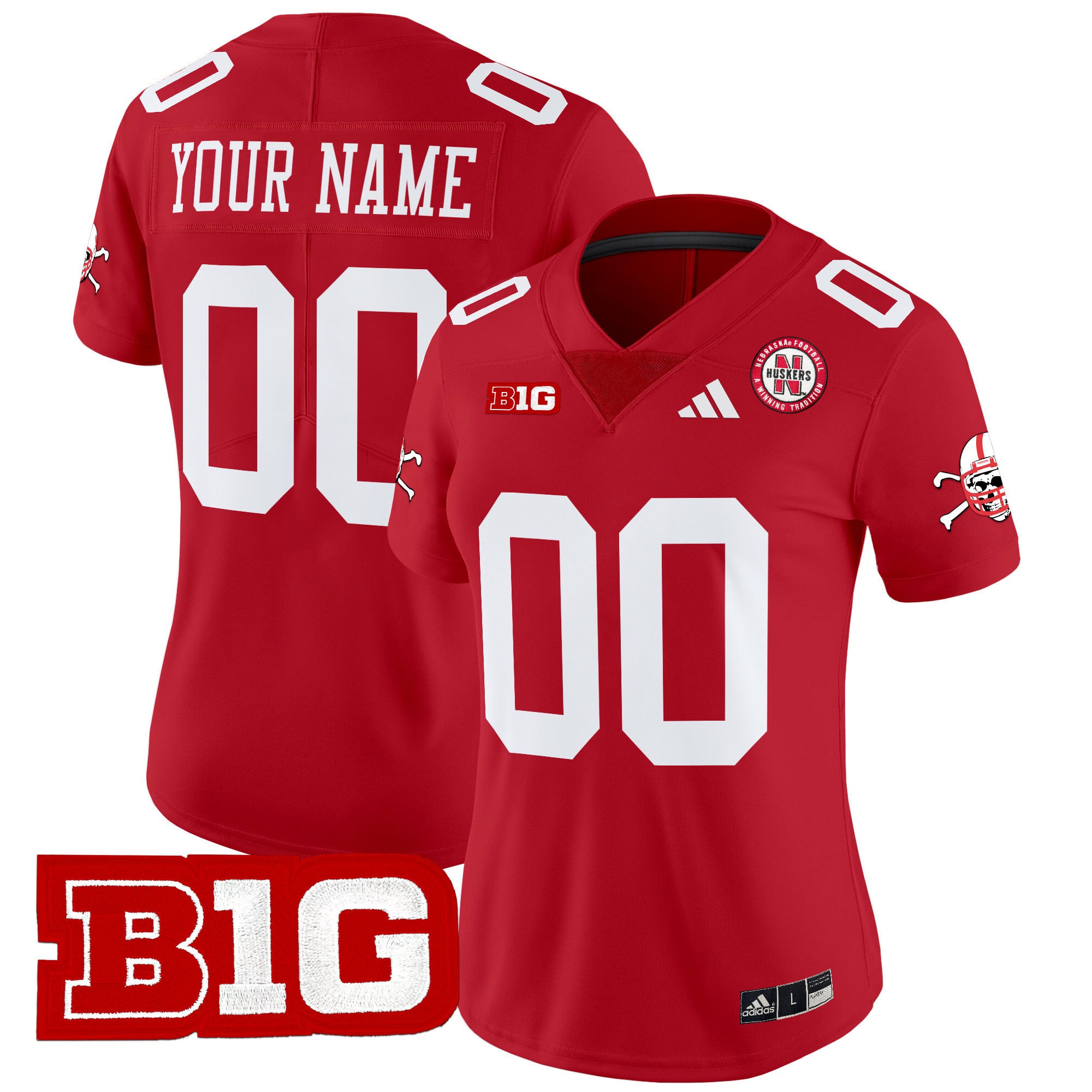 Nebraska Cornhuskers 2024 Vapor Limited Custom Jersey V2 – All Stitched