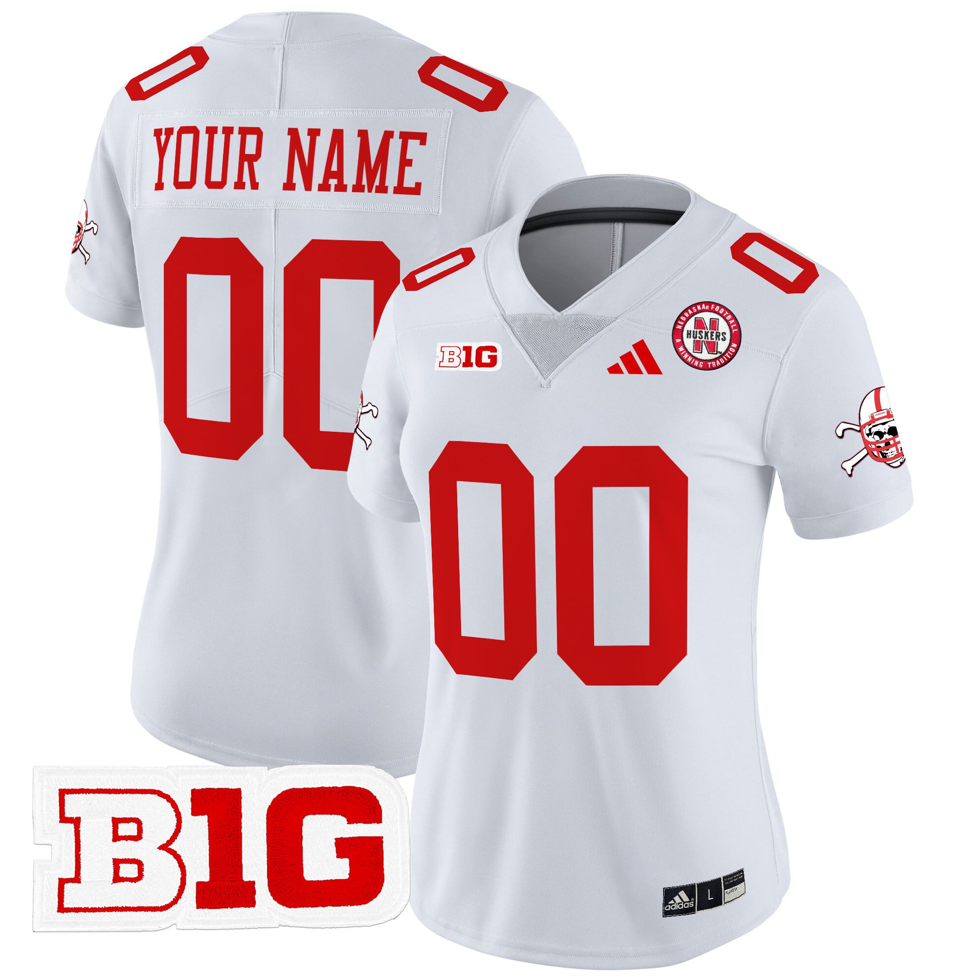Nebraska Cornhuskers 2024 Vapor Limited Custom Jersey V2 – All Stitched