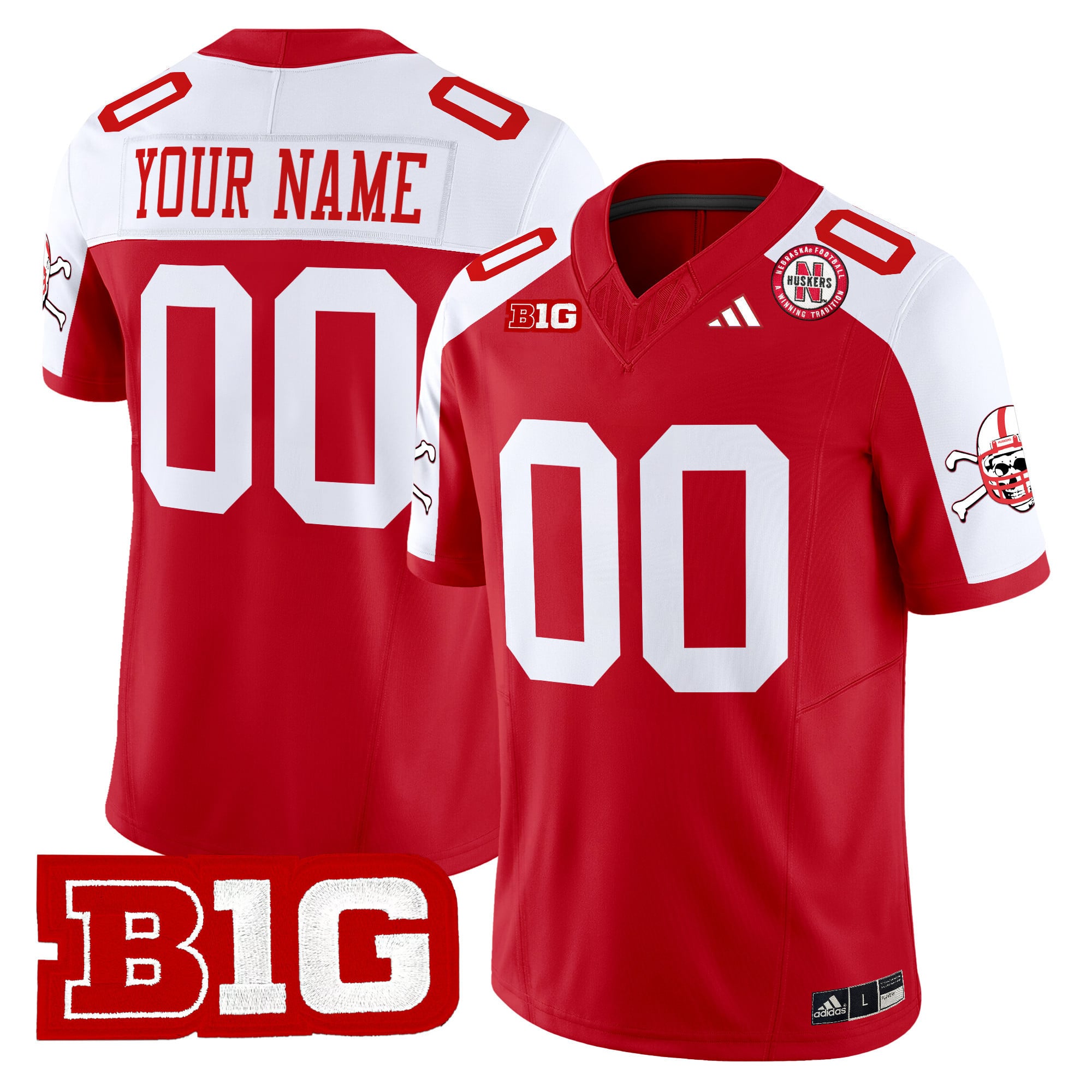 Nebraska Cornhuskers 2024 Vapor Limited Custom Jersey V2 – All Stitched