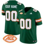 Miami Hurricanes 2025 Vapor Limited Custom Jersey – All Stitched