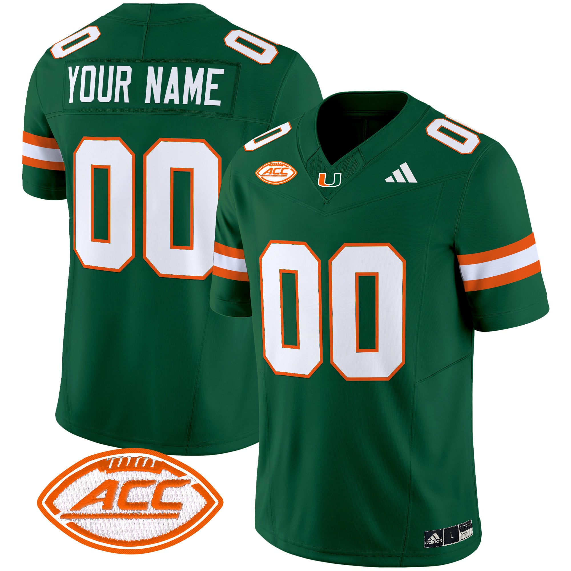 Miami Hurricanes 2025 Vapor Limited Custom Jersey – All Stitched
