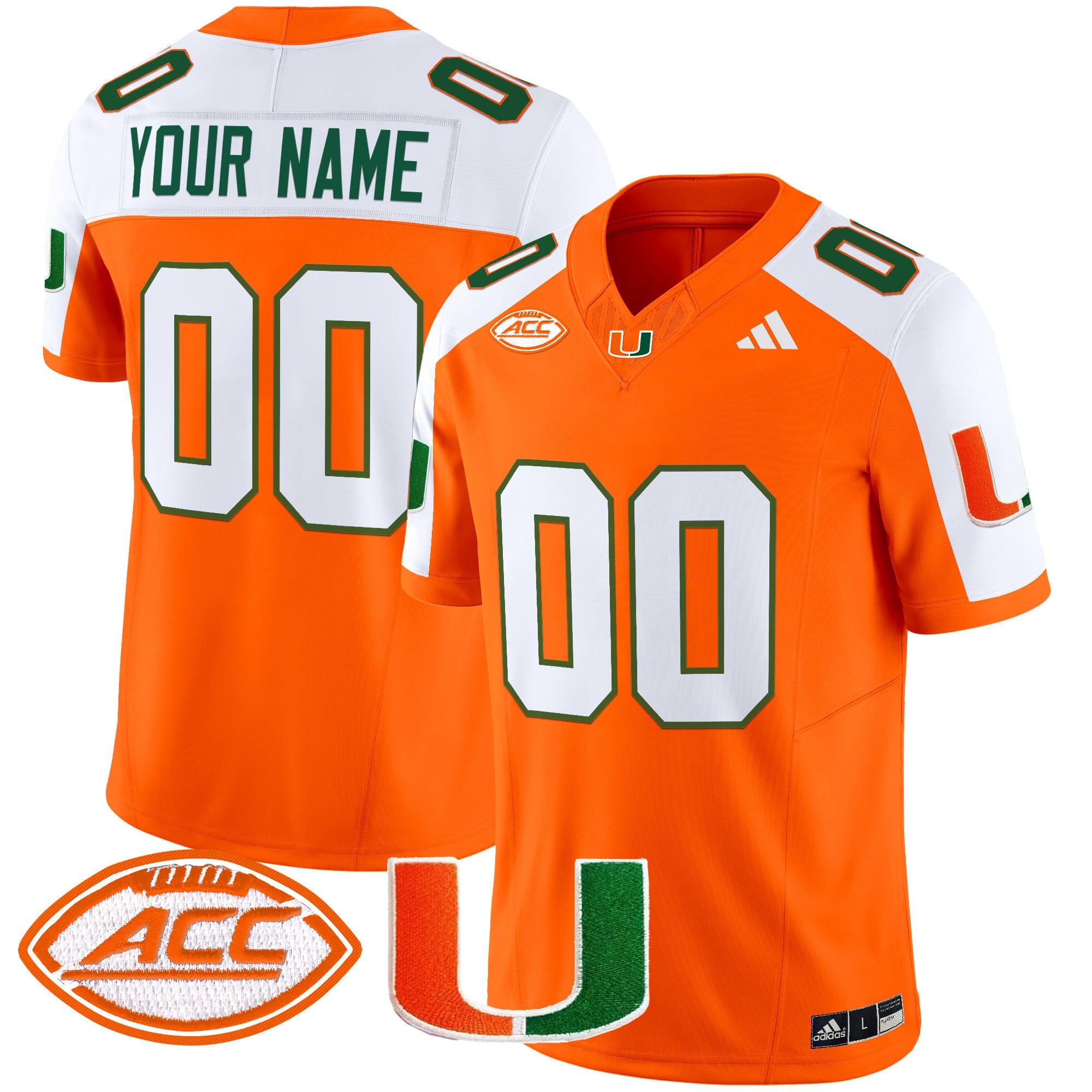 Miami Hurricanes 2025 Vapor Limited Custom Jersey – All Stitched