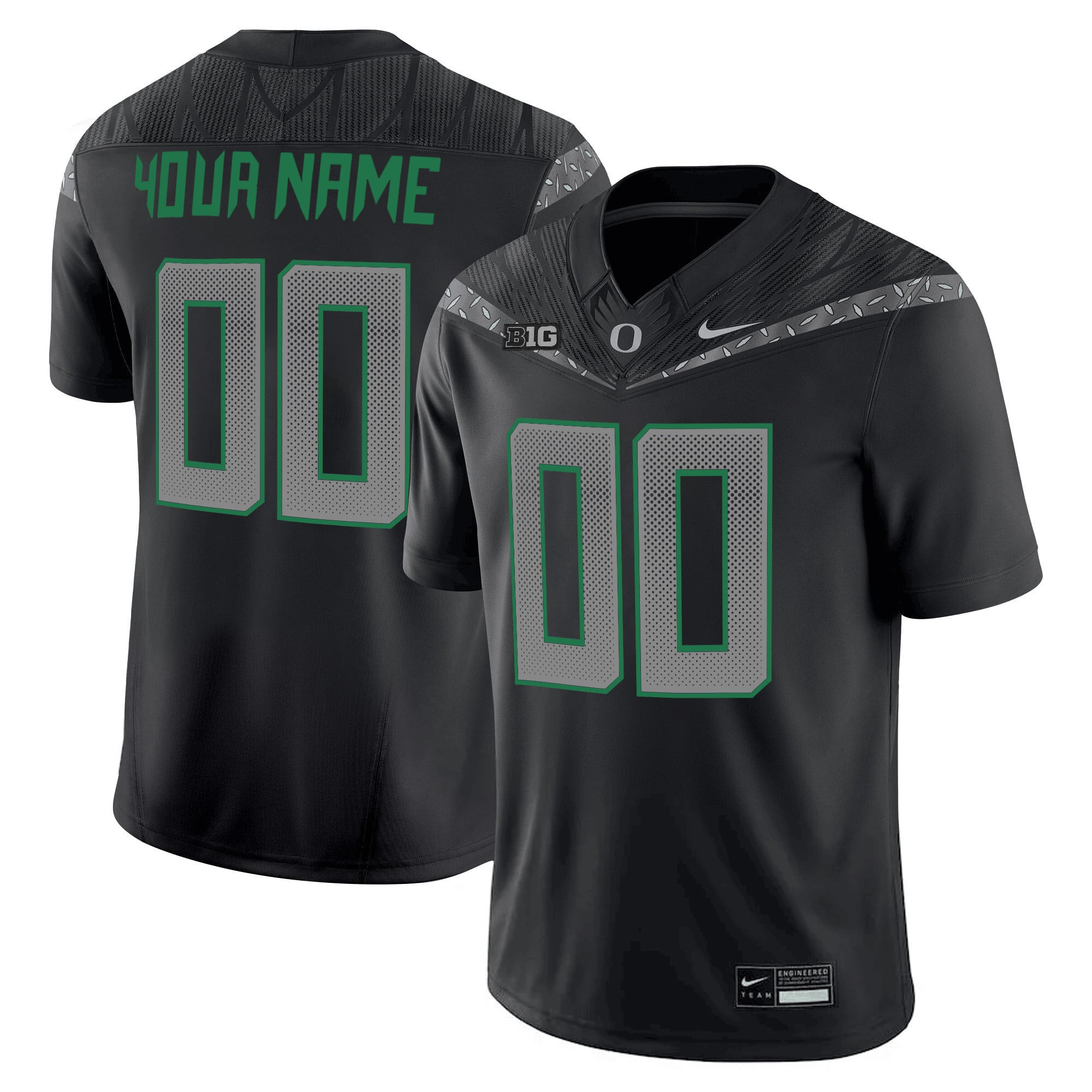 Oregon Ducks 2025 Vapor Limited Custom Jersey V2 – All Stitched